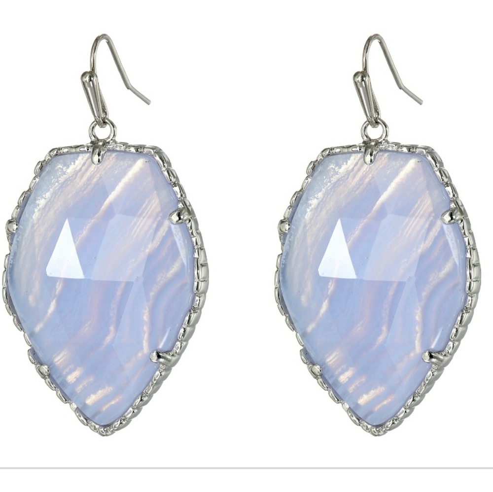 Kendra Scott Lace Agate Earrings